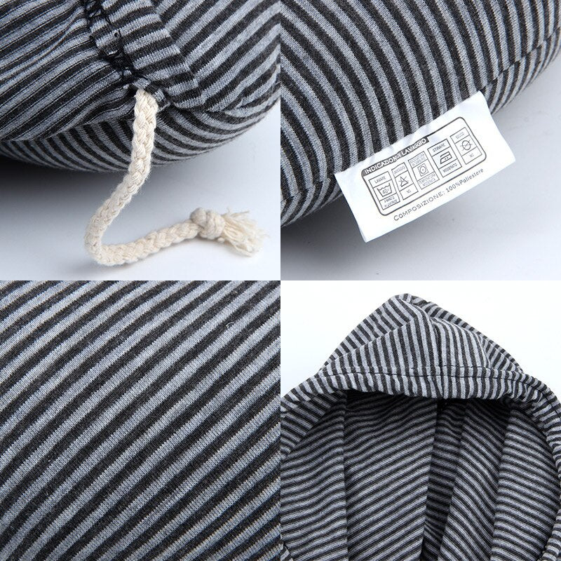 Neck Travel Pillow with Hood and Drawstring by HitMyNeed