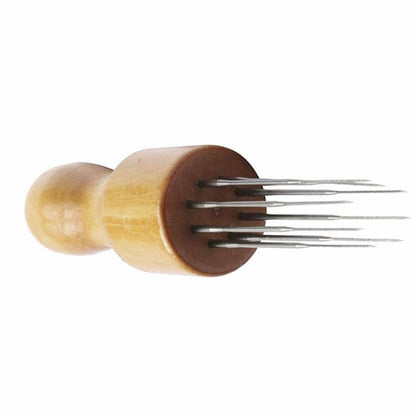 Needle Felting Tool with Wooden Handle, 8 Needles by HitMyNeed