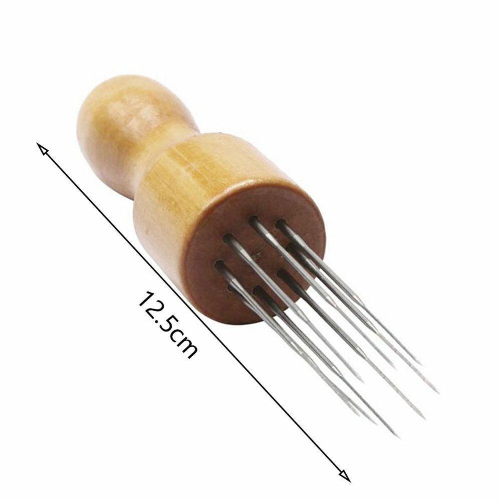 Needle Felting Tool with Wooden Handle, 8 Needles by HitMyNeed