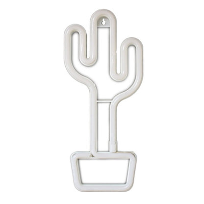 Neon LED Cactus Night Light with USB and Battery Power by HitMyNeed