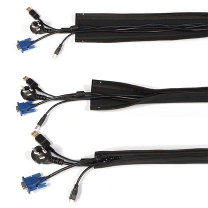 Neoprene Cable Management Sleeve with Zipper by HitMyNeed
