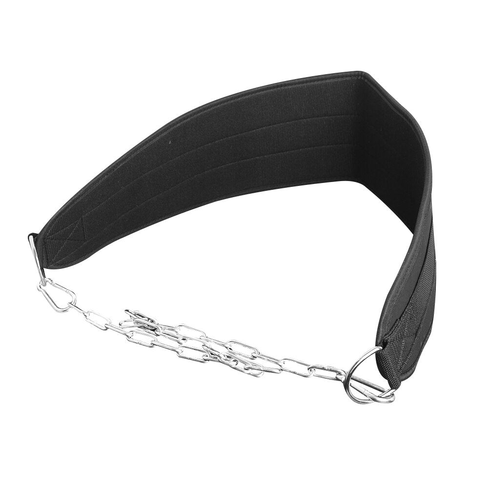 Neoprene Chin Up Dip Weight Belt with Chain by HitMyNeed