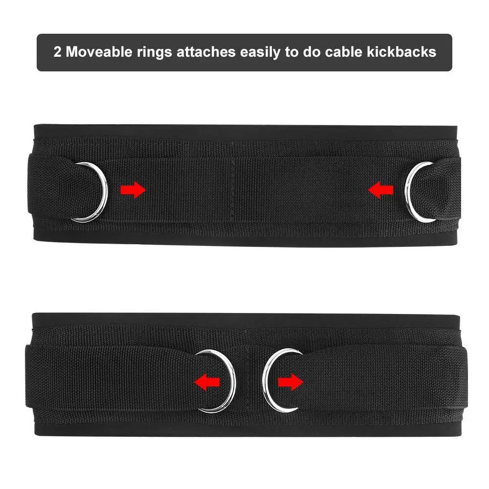 Neoprene Waist Belt Pulley Strap for Cable Machines by HitMyNeed