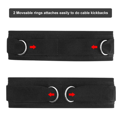 Neoprene Waist Belt Pulley Strap for Cable Machines by HitMyNeed