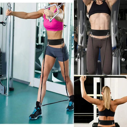 Neoprene Waist Belt Pulley Strap for Cable Machines by HitMyNeed