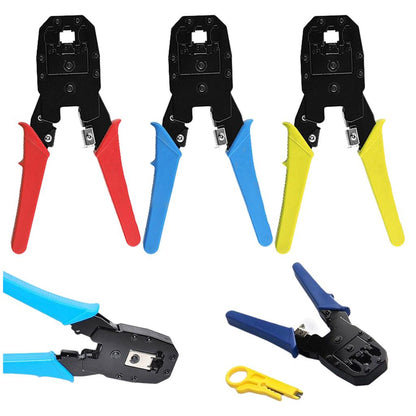 Network Cable Tester & Crimping Tool Kit RJ45/RJ11 by HitMyNeed