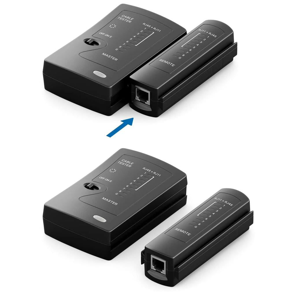 Network Ethernet Cable Tester for RJ45 RJ11 RJ12 by HitMyNeed