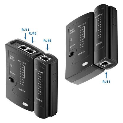 Network Ethernet Cable Tester for RJ45 RJ11 RJ12 by HitMyNeed
