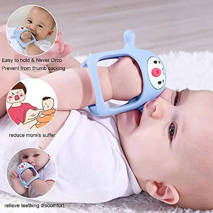 Never Drop Silicone Baby Teether & Pacifier Toy by HitMyNeed