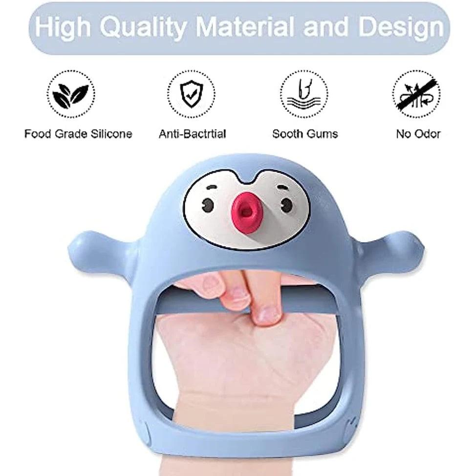 Never Drop Silicone Baby Teether & Pacifier Toy by HitMyNeed
