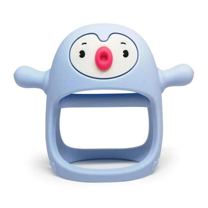 Never Drop Silicone Baby Teether & Pacifier Toy sky-blue by HitMyNeed