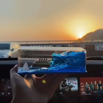 Never Sinking Titanic Drift Bottle Desk Ornament by HitMyNeed