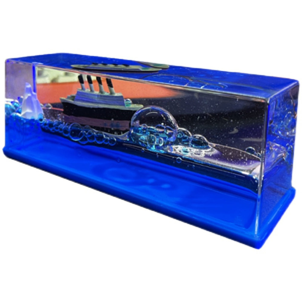 Never Sinking Titanic Drift Bottle Desk Ornament by HitMyNeed