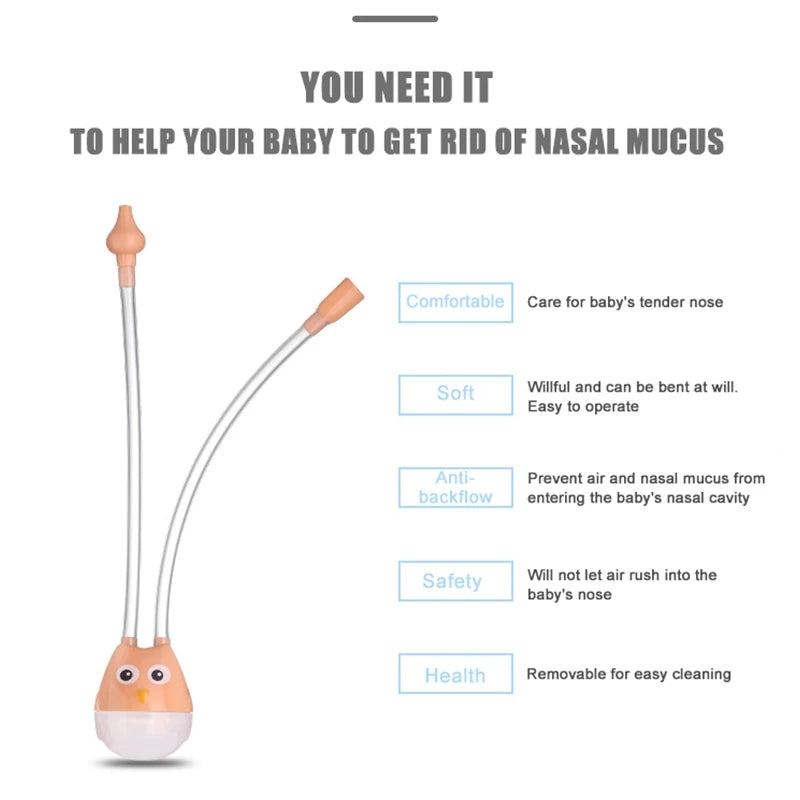 Newborn Baby Nasal Aspirator Nose Cleaner by HitMyNeed