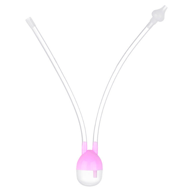 Newborn Baby Nasal Aspirator Nose Cleaner pink by HitMyNeed