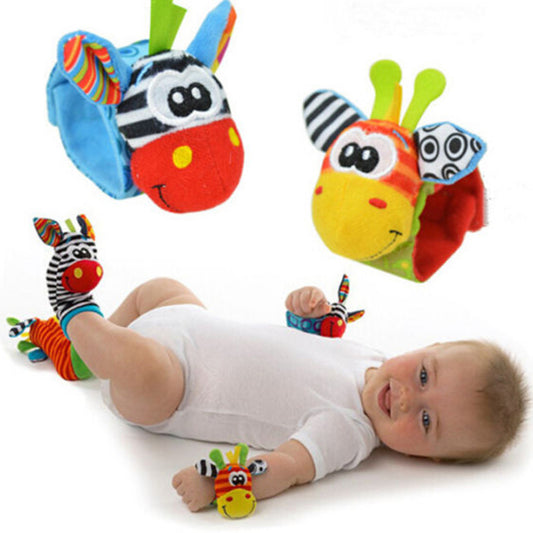 Newborn Baby Wrist Rattle Toy by HitMyNeed