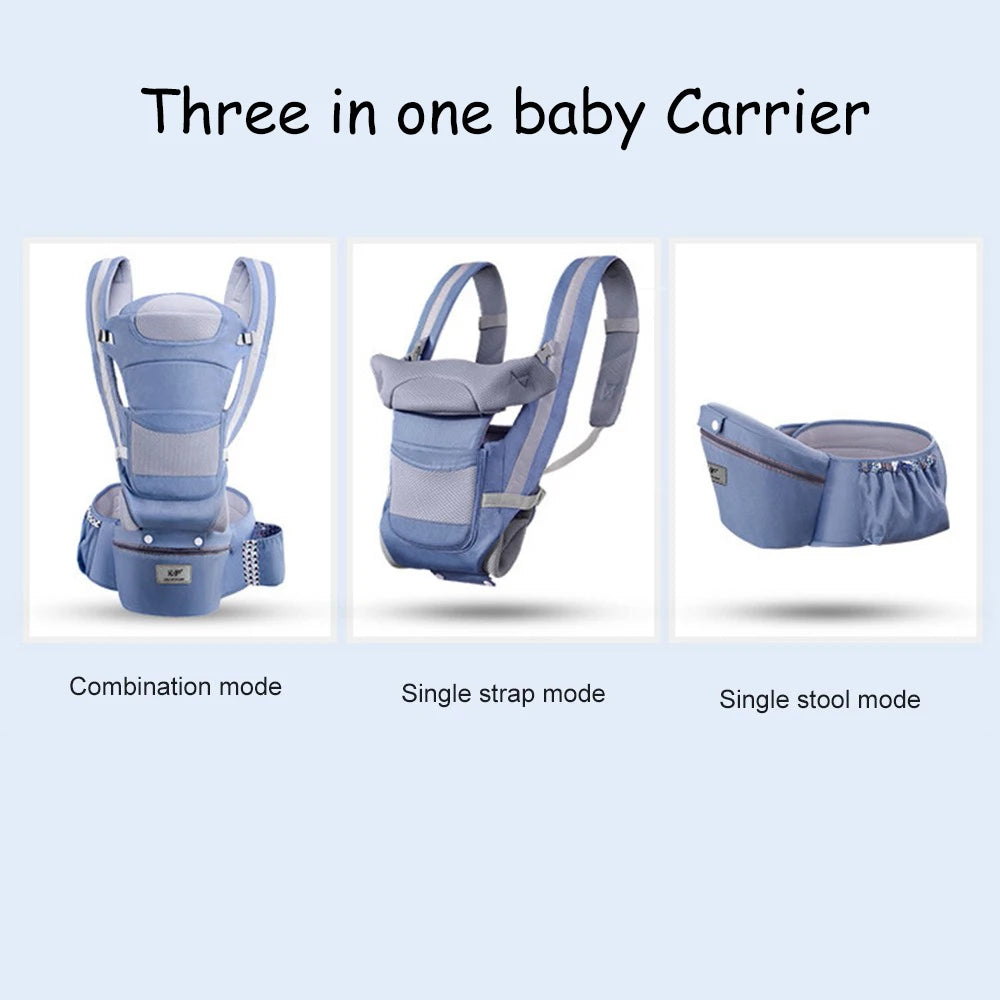 Newborn Ergonomic Baby Carrier with Hip Seat by HitMyNeed