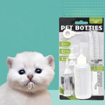 Newborn Kitten Nursing Kit with 60ml Bottle (6pcs) by HitMyNeed