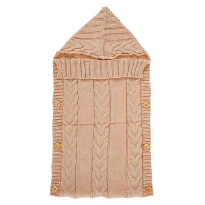 Newborn Knit Swaddle Wrap Blanket 0-24 Months by HitMyNeed