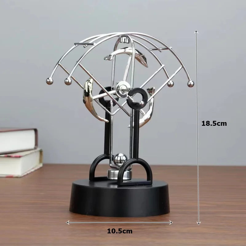 Newton Pendulum Rotating Balance Ball Desk Toy f3 by HitMyNeed