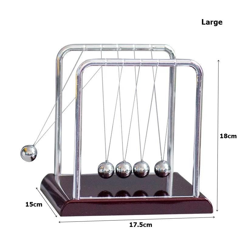 Newton's Cradle Desk Pendulum Physics Toy large-1 by HitMyNeed