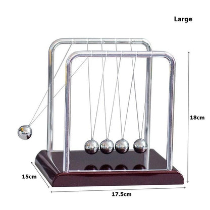 Newton's Cradle Desk Pendulum Physics Toy large-1 by HitMyNeed