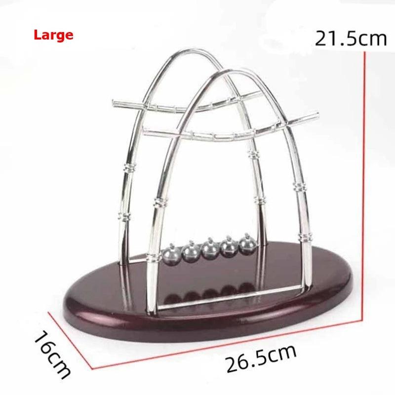 Newton's Cradle Desk Pendulum Physics Toy large-3 by HitMyNeed