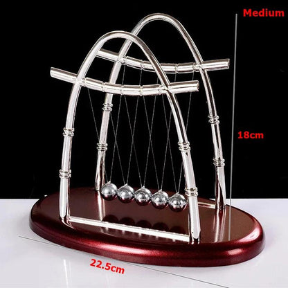 Newton's Cradle Desk Pendulum Physics Toy m3 by HitMyNeed