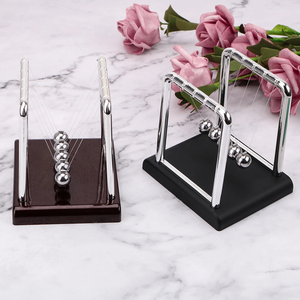 Newtons Cradle Metal Desk Pendulum Balance Ball by HitMyNeed