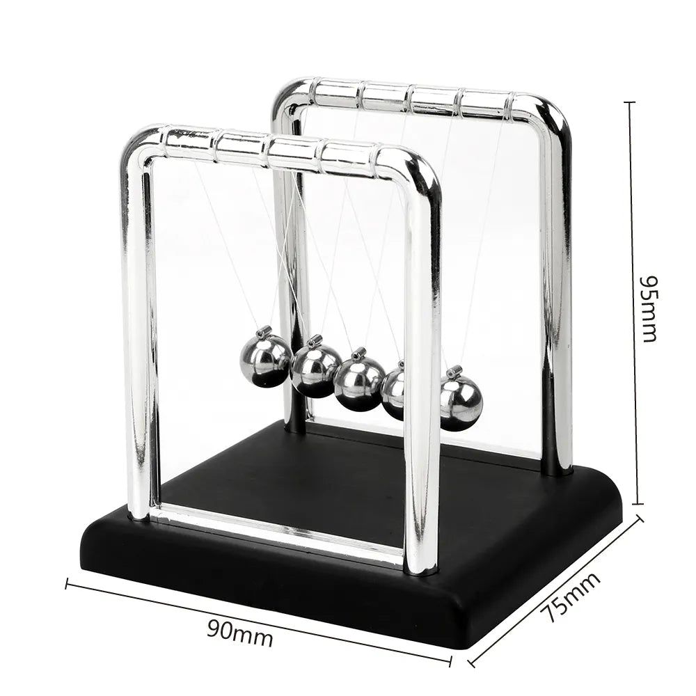 Newtons Cradle Metal Desk Pendulum Balance Ball by HitMyNeed
