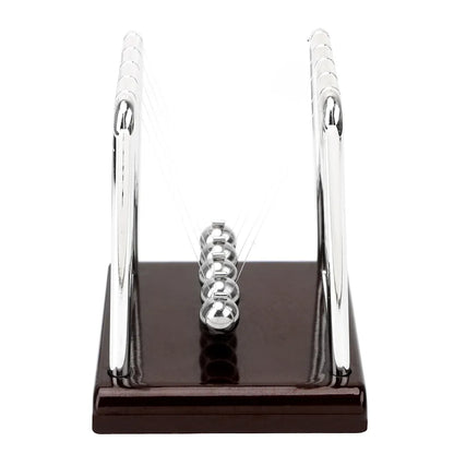 Newtons Cradle Metal Desk Pendulum Balance Ball red-base by HitMyNeed