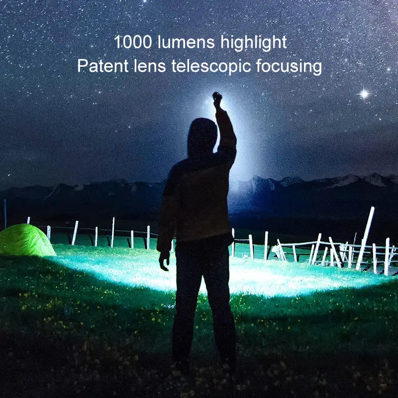 Nextool 6-in-1 Outdoor Zoom LED Flashlight 1000lm by HitMyNeed