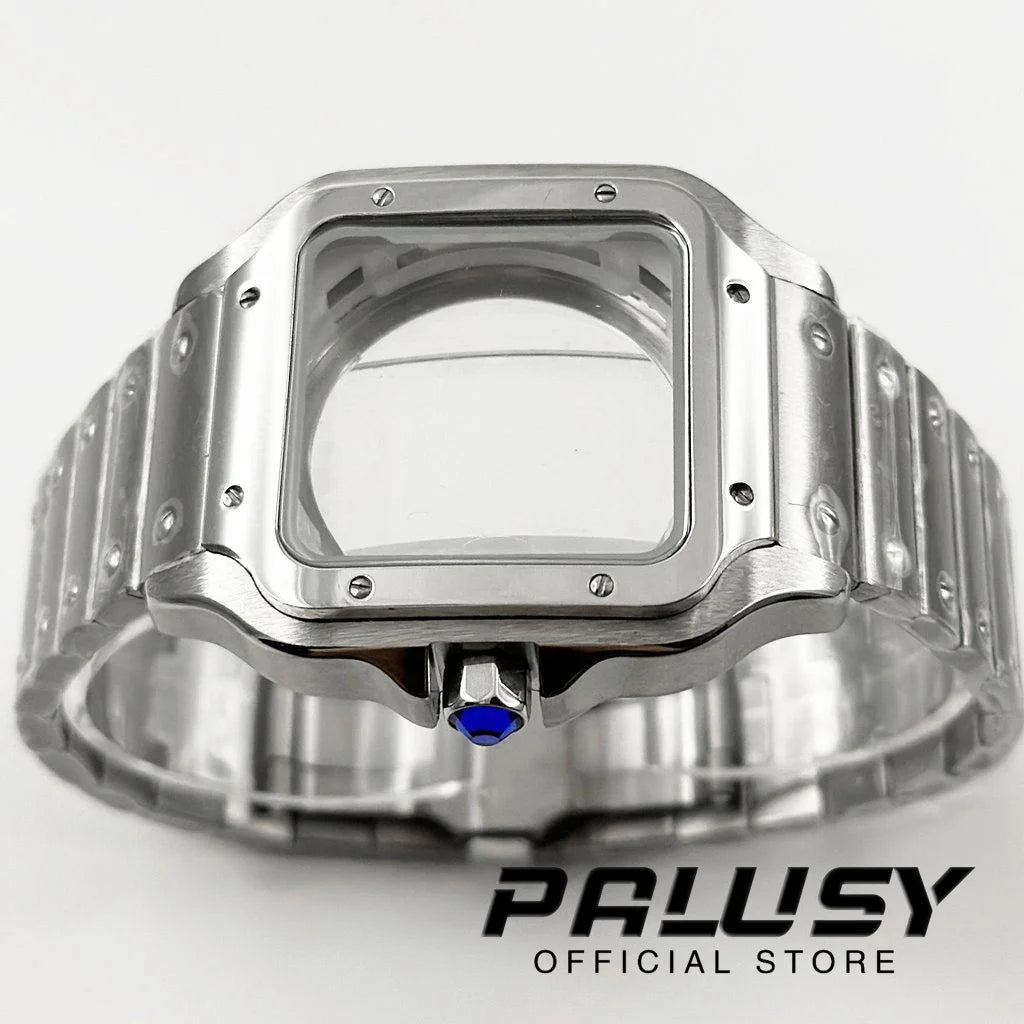 NH35 38mm Square Santos-Style Watch Case 316L by HitMyNeed