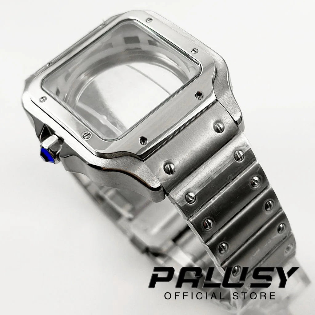 NH35 38mm Square Santos-Style Watch Case 316L by HitMyNeed
