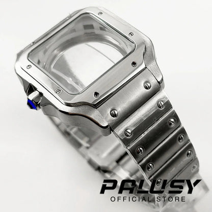 NH35 38mm Square Santos-Style Watch Case 316L by HitMyNeed