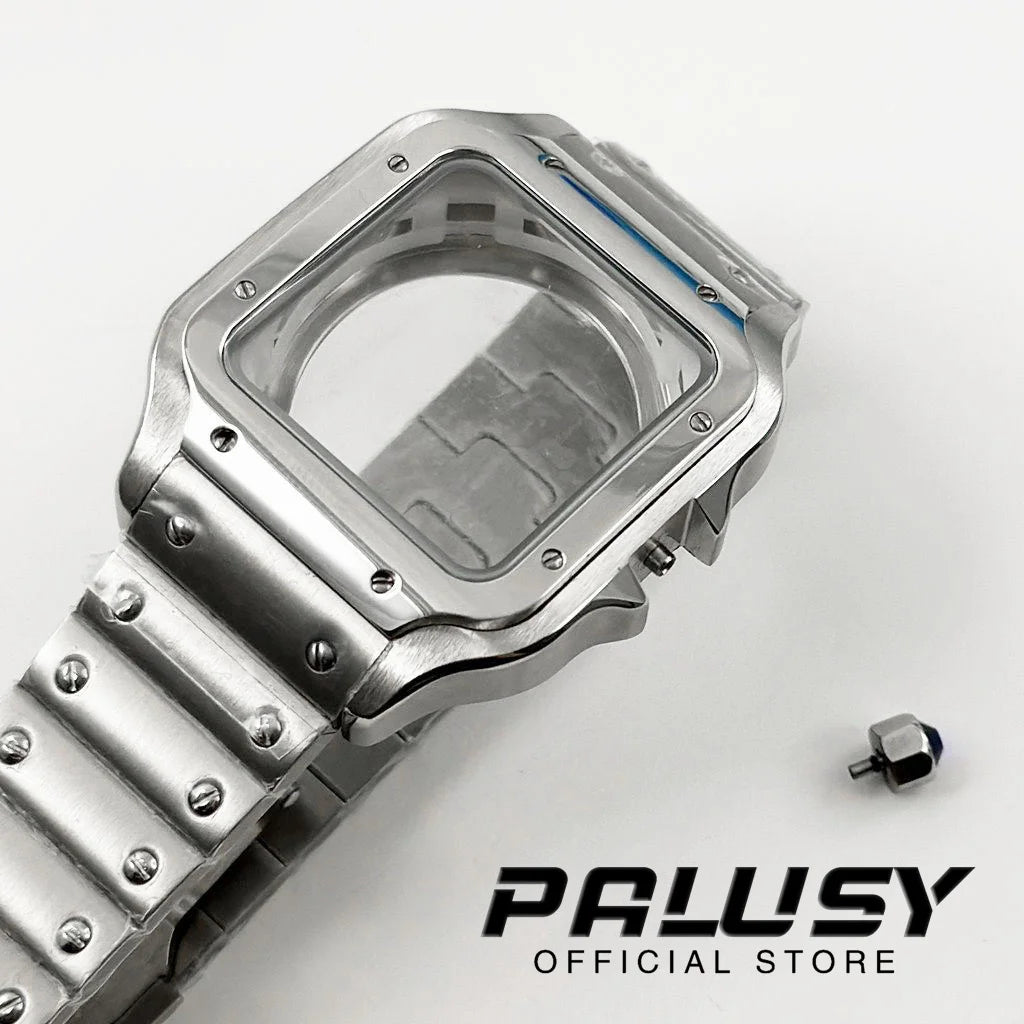 NH35 38mm Square Santos-Style Watch Case 316L by HitMyNeed