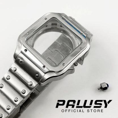 NH35 38mm Square Santos-Style Watch Case 316L by HitMyNeed