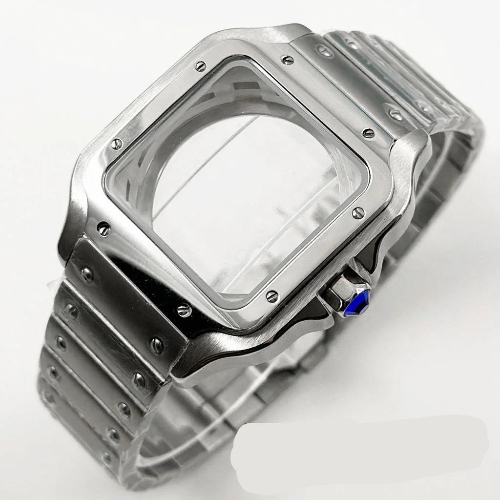 NH35 38mm Square Santos-Style Watch Case 316L by HitMyNeed