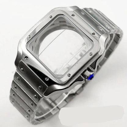 NH35 38mm Square Santos-Style Watch Case 316L by HitMyNeed