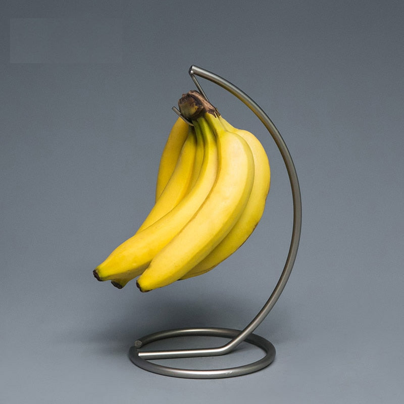 Nickel Banana Hanger Fruit Rack Holder Stand by HitMyNeed