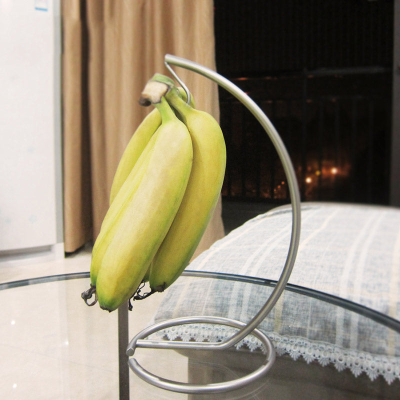 Nickel Banana Hanger Fruit Rack Holder Stand by HitMyNeed