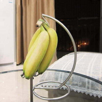 Nickel Banana Hanger Fruit Rack Holder Stand by HitMyNeed