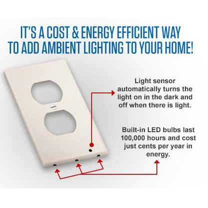 Night Angel LED Motion Sensor Outlet Light by HitMyNeed