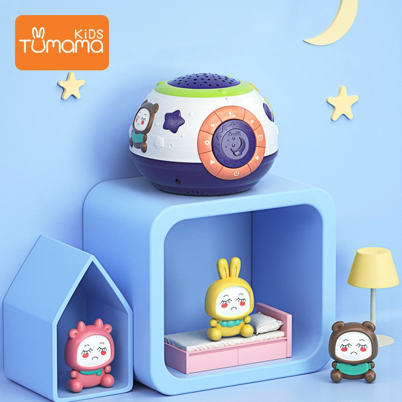 Night Sky Projector Musical Sleep Light for Kids by HitMyNeed