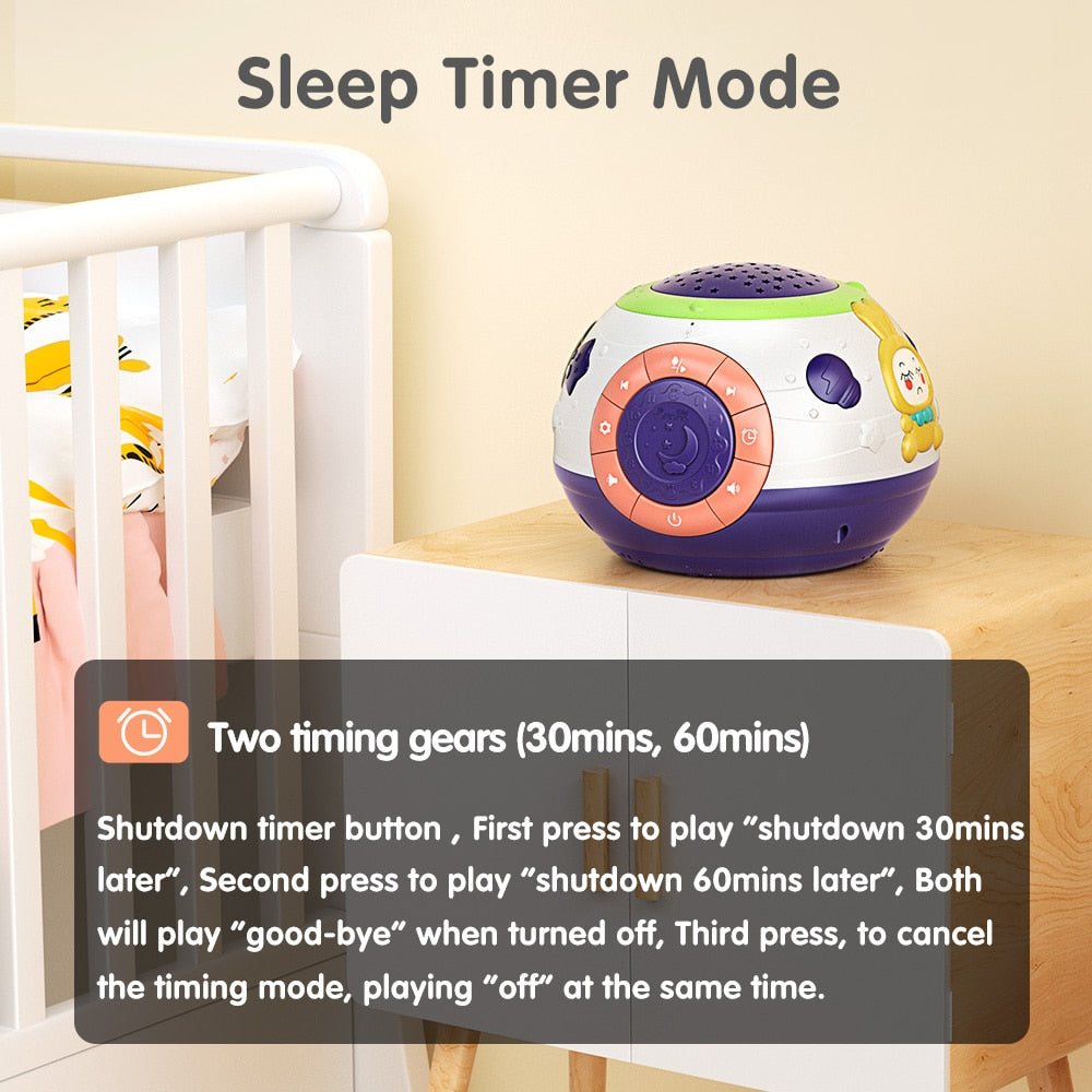 Night Sky Projector Musical Sleep Light for Kids by HitMyNeed