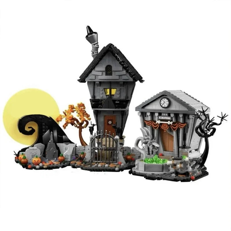 Nightmare Before Christmas Hut DIY Building Blocks by HitMyNeed