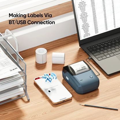 Niimbot B1 Wireless Thermal Label Printer 2" by HitMyNeed