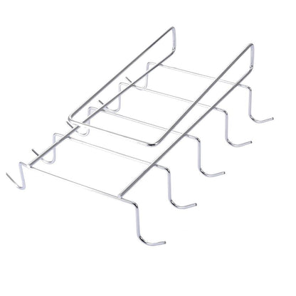 No-Drill 10 Hook Under Cabinet Coffee Cup Rack by HitMyNeed