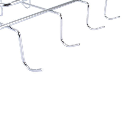 No-Drill 10 Hook Under Cabinet Coffee Cup Rack by HitMyNeed