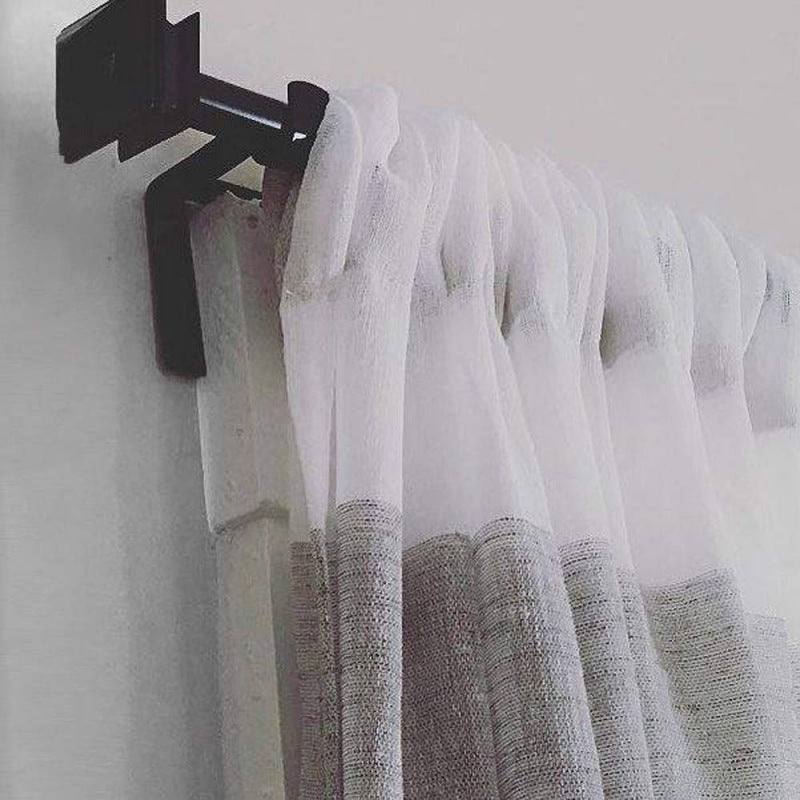No-Drill Curtain Rod Brackets for Wooden Window Frames by HitMyNeed